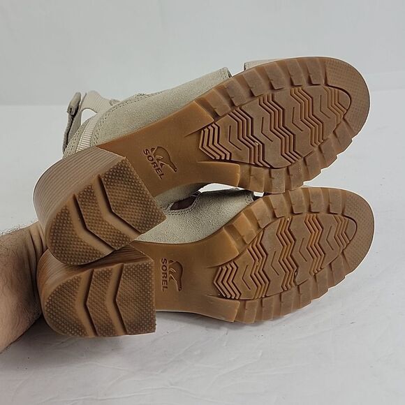 Sorel Nadia Suede Open-Toe Women's Sandals. - Picture 7 of 9